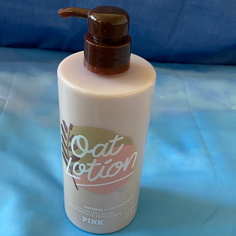 NWT Pink Oat Lotion with Pump Dispenser